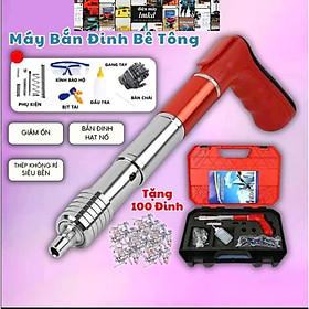 Dụng Cụ Bắn Đinh Bê Tông Sắt Thép Thông Minh Hàng Loại 1 – Không Điện, An Toàn, Có 100 Đinh Đi Kèm