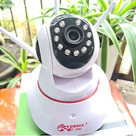 BỘ KAMERA 3 DÂU KẾT NỐI WIFI XEM QUA ĐIỆN THOAI GHI HÌNH SẮC NÉT CHUẨN KHÔNG KÈM THẺ 