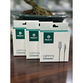Cáp Sạc Nhanh Rock IP - USB Dành cho điện thoại Iphone Hàng Nhập Khẩu 