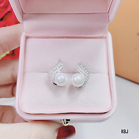 Bông tai bạc chốt ren cá tính chất liệu bằng bạc s925 SA0052 - bạc trang sức PKG