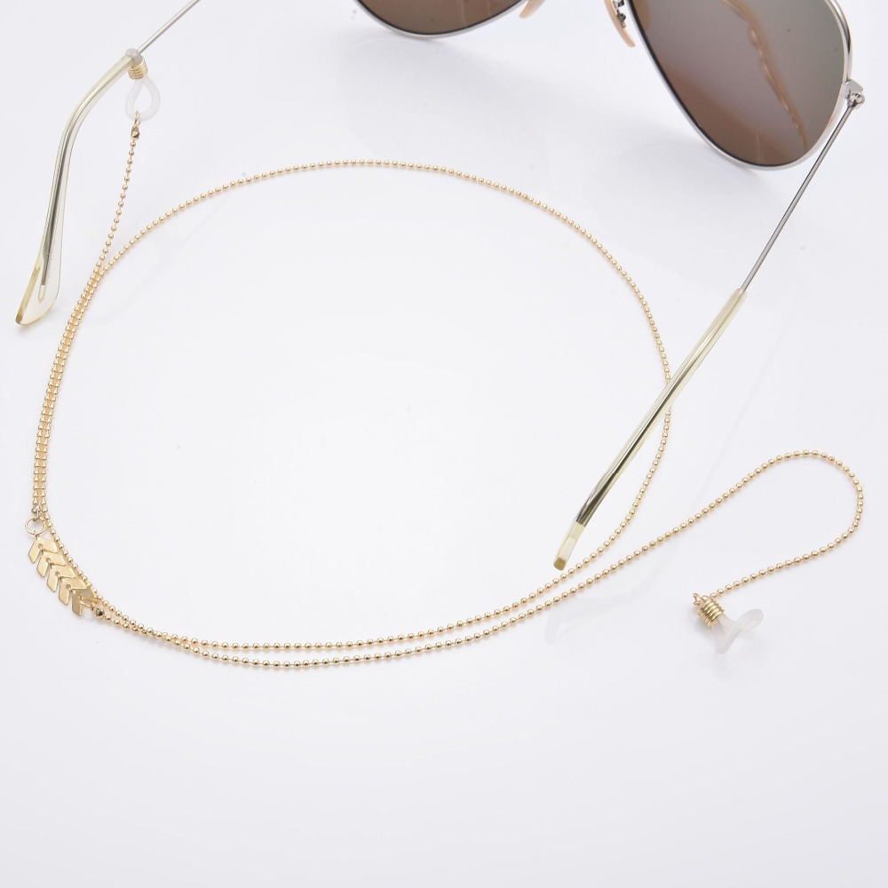 Chain glasses dây đeo gọng kính mix chain chuỗi hạt bi titan không gỉ phong cách ÂU Mỹ dây chuyền giữ airpod chống rơi