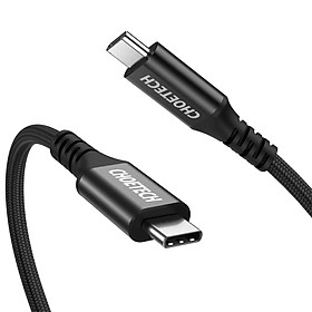 Cáp Sạc Choetech XCC-1007 Nhanh Type C To Type C 100W 2M (Hàng chính hãng)