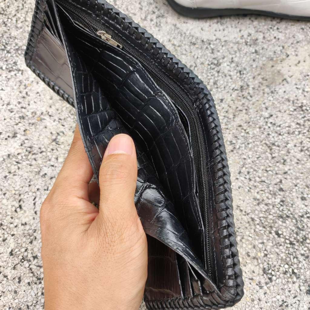 Ví full Da bụng cá sấu trong ngoài!
