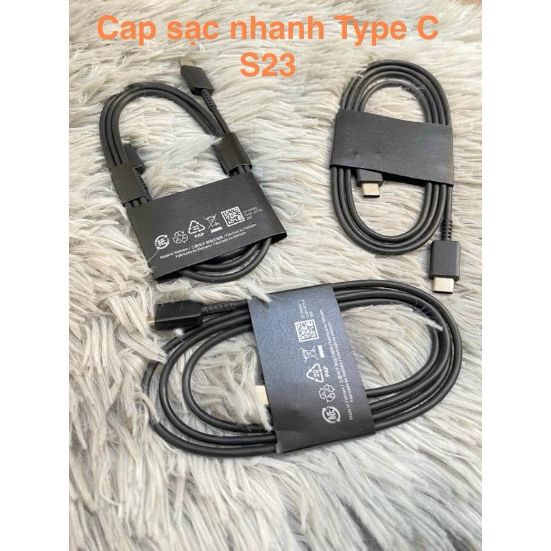 Cap Sạc Nhanh Type C to C Zin Chính Hãng dài 1m8