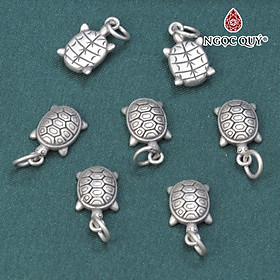 Charm bạc treo hình con rùa - Ngọc Quý Gemstones