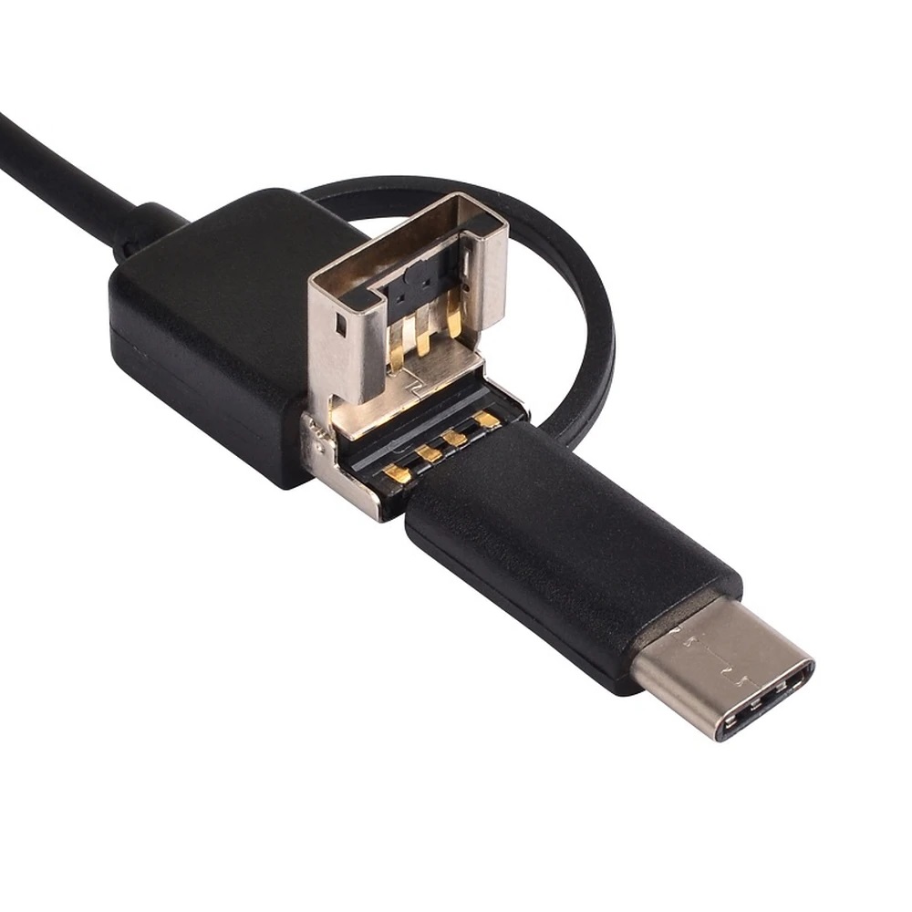 ROGTZ - Camera Nội Soi Tai Mũi Họng AN103 Hình Ảnh HD Sắc Nét Tích Hợp Đèn LED Tiện Ích 3 Trong 1 USB Micro USB TypeC Kết Nối Dễ Dàng Android Window Bộ Đầu Lấy Ráy Tai Sức Khỏe Tai Mũi Họng Tại Nhà Trẻ Em Phụ Huynh - Hàng Chính Hãng
