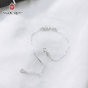 Lắc bạc BTS -  Ngọc Quý Gemstones