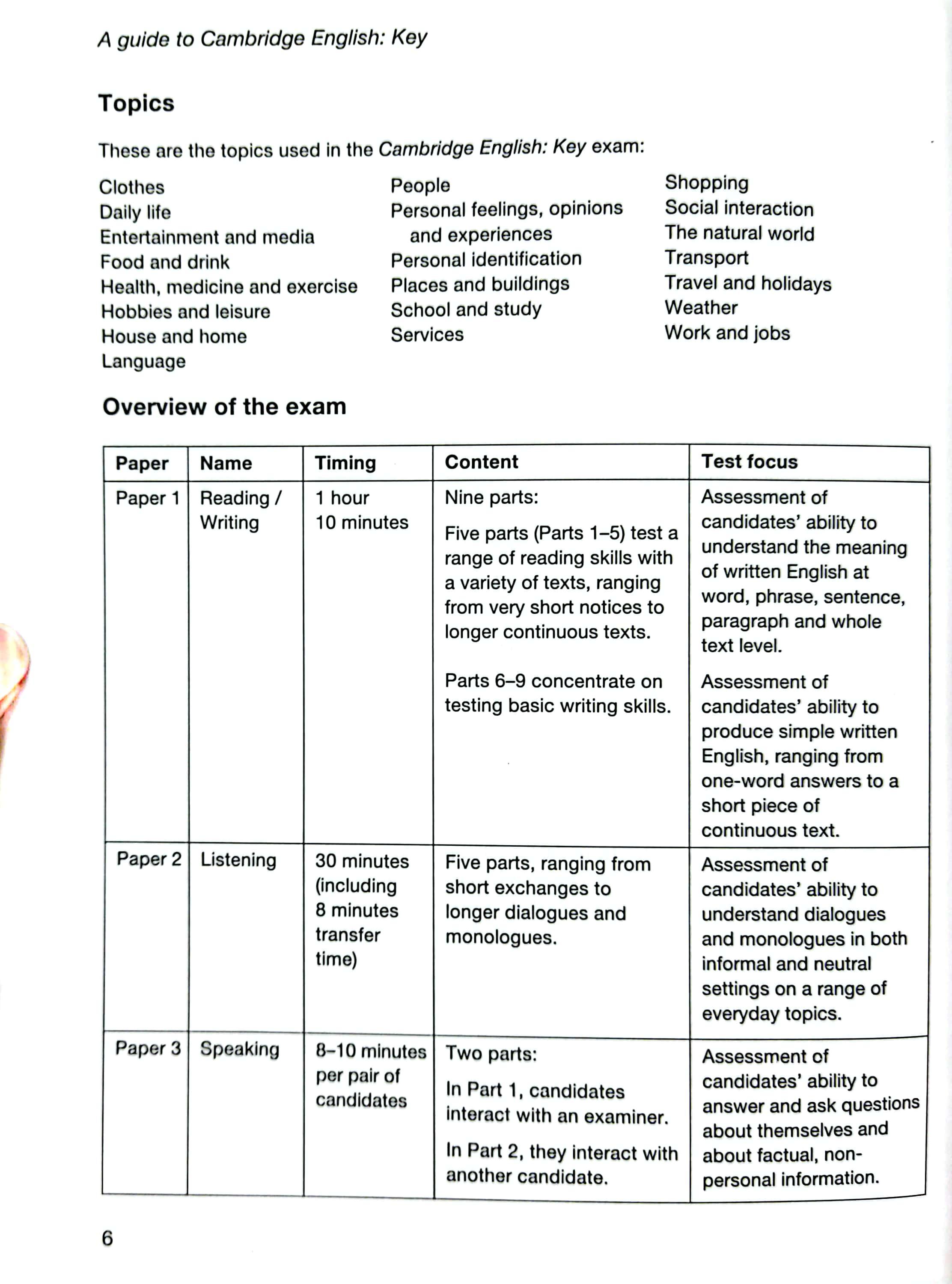 Cambridge English KEY - Key English Test 7 with Answers