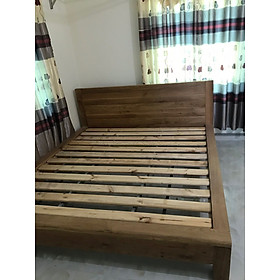 Giường ngủ gỗ sồi Tundo hiện đại 