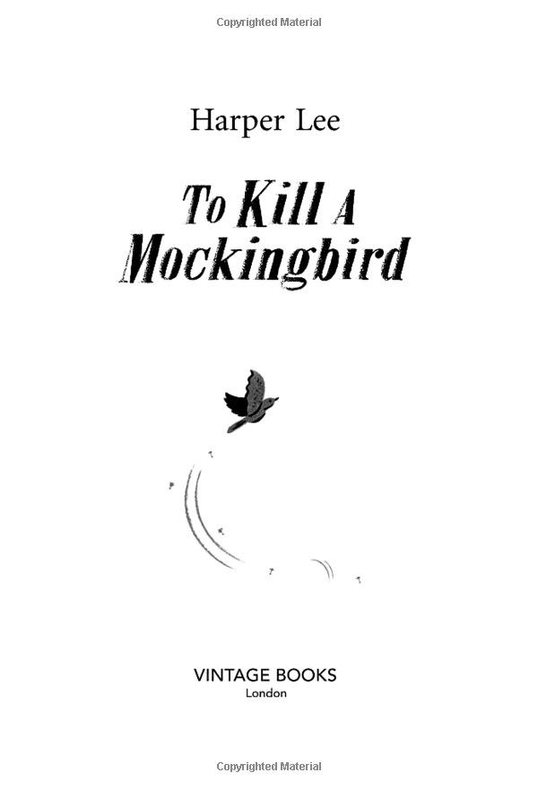 To Kill A Mockingbird