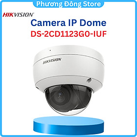 Camera IP hồng ngoại 2MP tích hợp Mic Hikvision DS-2CD1123G0-IUF - Hàng chính hãng