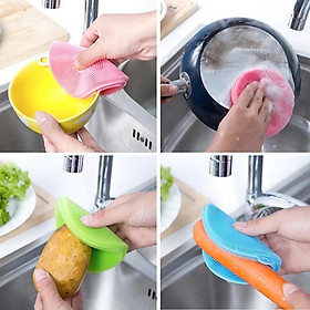 Miếng Rửa Bát Rửa Nồi Đa Năng Siêu Việt PaKaSa (Màu Sắc Ngẫu Nhiên) 