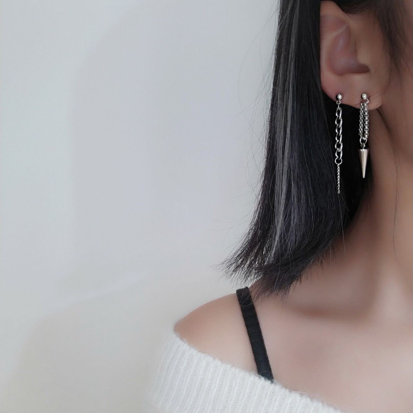 Đôi bông tai unisex độc lại bán chạy xuyên biên giới