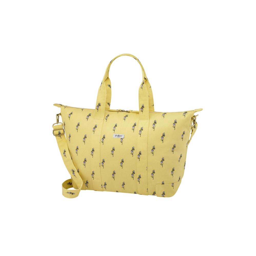 Cath Kidston - Túi du lịch xếp gọn/Foldaway Overnight Bag - Bee & Heart - Yellow -1047400