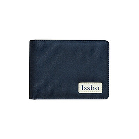 Ví Gập Đôi Ngang Issho chất Canvas thời trang, đa màu sắc