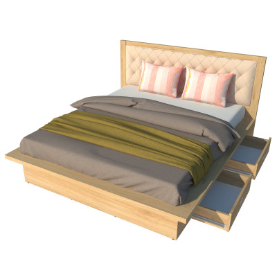 Giường 2 Hộc Kéo FG126 (180cm x 200cm)