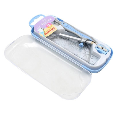 Bộ Dụng Cụ Học Sinh Stacom MS103P - Xanh Da Trời