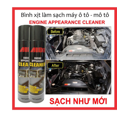 Bình Xịt Bọt Tẩy Rửa Động Cơ Ô Tô AIBO Hiệu Năng Vượt Trội: Vệ Sinh Han Gỉ, Dầu Nhớt, Làm Mới Lóc Máy – 