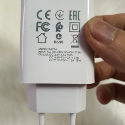 Cốc sạc nhanh Borofone 18w BA21A cổng USB - Hàng chính hãng