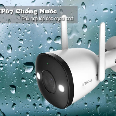 CAMERA WIFI IMOU NGOÀI TRỜI F22FEP 1080P, CÓ MÀU BAN ĐÊM, ĐÀM THOẠI CHIỀU - HÀNG CHÍNH HÃNG
