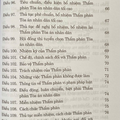 Luật Tổ Chức Toà Án Nhân Dân ( Sửa Đổi, Bổ Sung Năm 2025)