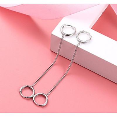 Bông tai nam nữ xích mỏng tinh tế từng chi tiết