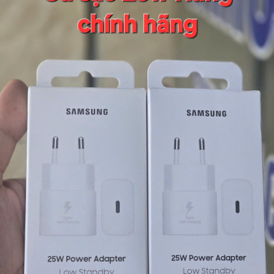 Củ sạc nhanh Samsung 25w Type C ( Không kèm cáp) - Hàng chính hãng