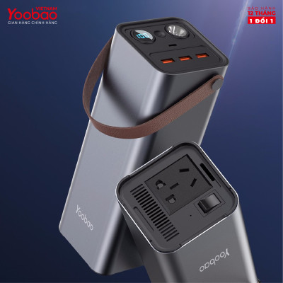 Pin sạc dự phòng 42000mAh Yoobao EN1 Sạc nhanh PD3.0 & QC3.0 220V - Hàng chính hãng