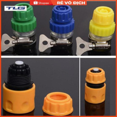 Bộ dây và vòi xịt rửa xe tưới cây tăng áp,vòi xịt rửa,vòi tưới cây 810-2498 (dây vàng- cút nối đen)