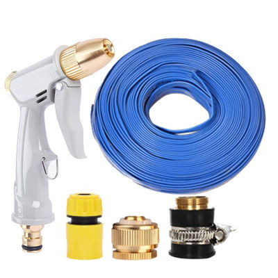 Bộ dây vòi xịt nước tưới cây rửa xe,tăng áp 3 lần, loại 15m (cút nhựa nối đồng nhựa) 206846