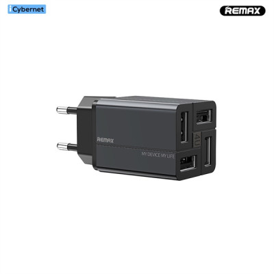 Củ sạc nhanh 4 cổng ra USB công suất 3.4A Remax RP-U43 - Hàng chính hãng