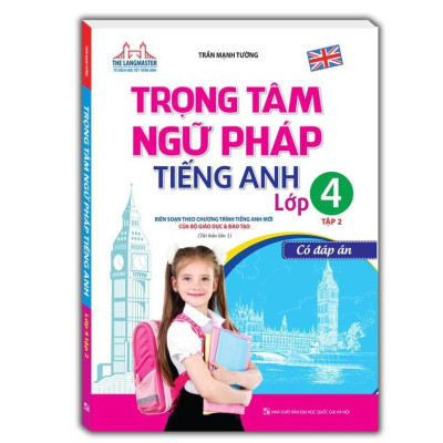 Sách - Trọng Tâm Ngữ Pháp Tiếng Anh Lớp 4 - Combo 2 Tập + Từ Điển Tiếng Việt Dành Cho Học Sinh - Khổ Nhỏ - Minh Thắng