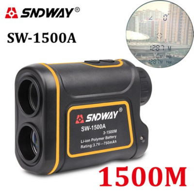 Thước Đo Khoảng Cách Công Nghệ Laser Hình Ống Nhòm 5 Trong 1 SNDWAY SW-600A, SW-1000A, SW-1500A Sử Dụng Trong Công Nghiệp - Xây Dựng, - Du Lịch - Chơi Golf