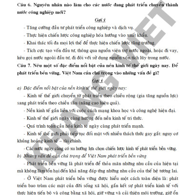 Bồi Dưỡng Học Sinh Giỏi Địa Lí 11_KV