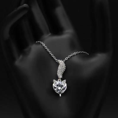 Dây Và Mặt Dây Chuyền Bạc Hiểu Minh DMD209W hồ ly