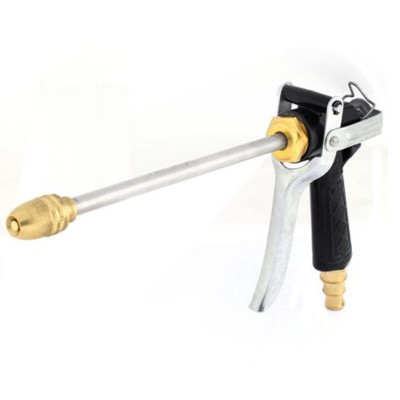 Bộ dây vòi xịt nước rửa xe, tưới cây . tăng áp 3 lần, loại 3m, 5m 206318Gđầu đồng, cút, nối đen, d.vàng