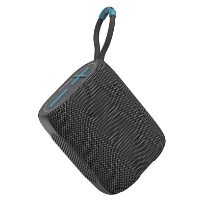 Loa di động thể thao bluetooth chống nước chuẩn IPx7 hiệu WIWU Thunder P26 trang bị đèn LED đổi màu, công nghệ Bluetooth 5.0, Nghe đài radio FM, thẻ SD, có jack âm thanh AUX 3.5mm, thời gian nghe nhạc lên đến 6h - hàng nhập khẩu