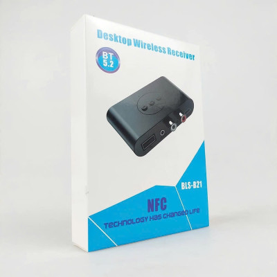 Thiết Bị Nhận Bluetooth, NFC Cho Loa Và Amply Hỗ Trợ Cổng 3.5mm, AV, USB Bộ Thu Phát Bluetooth 5.0 2 in 1 - Chế độ chuyển đổi linh hoạt, Âm Thanh HD, Độ Trễ Thấp, Khoảng Cách Trên 10m Chip thông minh, Cổng kết nối đa dạng RCA AUX USB - Hàng Chính Hãng