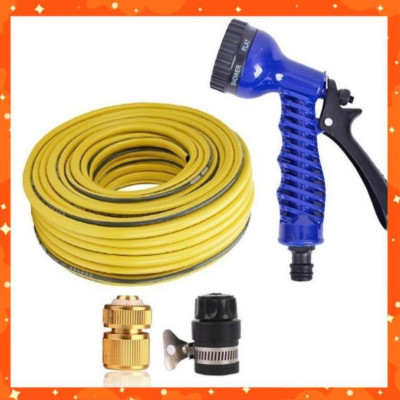 Bộ vòi tưới cây,rửa xe tăng áp lực nước 3-5m(cút đồng nối nhựa đen 713-2) 206843