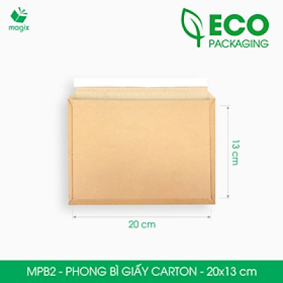 MPB2 - 20x13 cm - 20 phong bì carton đóng hàng - Bìa gói hàng, bìa cứng, bì thư | Magix Packaging