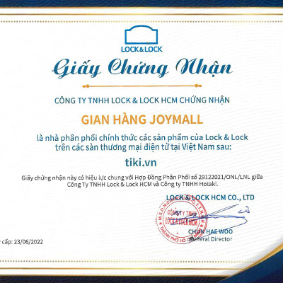 Ly nhựa 2 lớp Lock&Lock màu vàng HAP507YEL 750ml - Hàng chính hãng, có ống hút, có nắp đậy - JoyMall