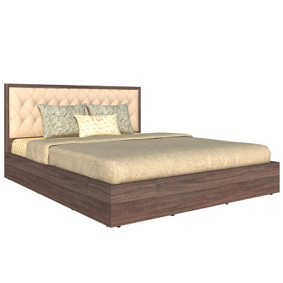 Giường ngủ cao cấp Tundo màu nâu 140cm x 200cm