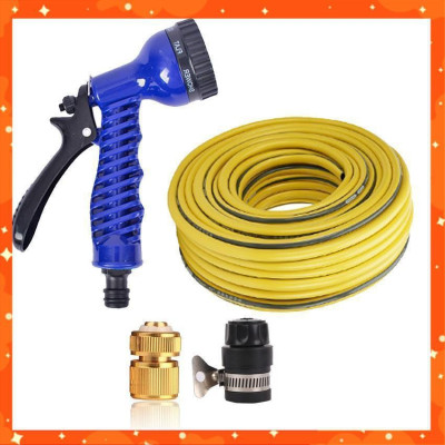 Bộ vòi tưới cây,rửa xe tăng áp lực nước 20m (cút đồng nối nhựa đen 713-2) 206843 