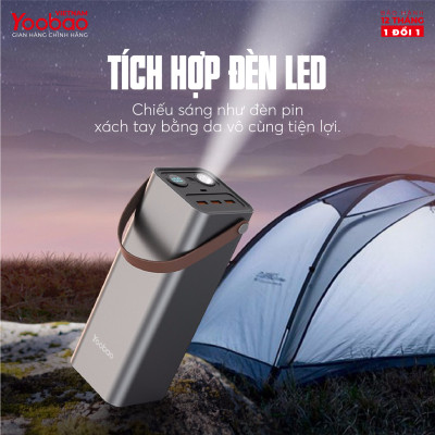Pin sạc dự phòng 42000mAh Yoobao EN1 Sạc nhanh PD3.0 & QC3.0 220V - Hàng chính hãng