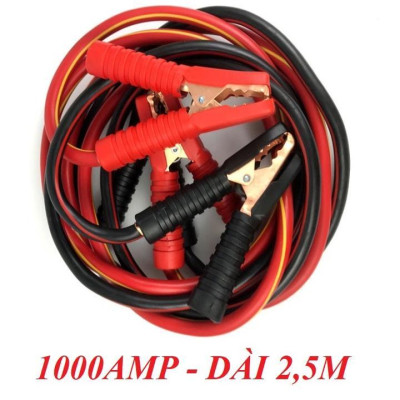 Dây cáp điện đấu ắc quy kích nổ ô tô 2.5m