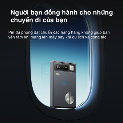 Pin sạc dự phòng không dây 10000mAh sạc nhanh PD 20W Rockspace Retro Magnetic Wireless - hàng chính hãng bảo hành 12 tháng