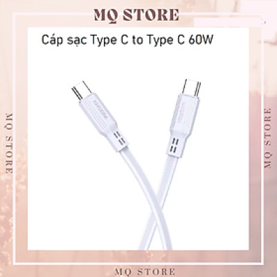 Cáp sạc Kaku PD 60W Type-C to Type-C, truyền dữ liệu, dây cao su PVC chống rối, đô dài 1m ( hàng chính hãng)