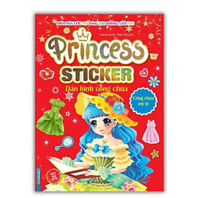 Sách - Princess Sticker - Dán Hình Công Chúa - Công Chúa Mỹ Lệ - Minh Thắng