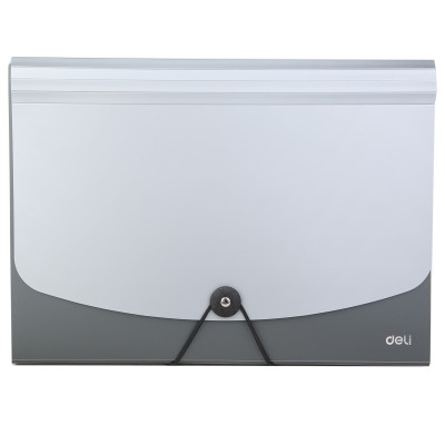 Cặp Tài Liệu A4 7 Ngăn Deli - Xanh Dương, Xanh Lá, Đỏ, Đen - 1 Cái E38151