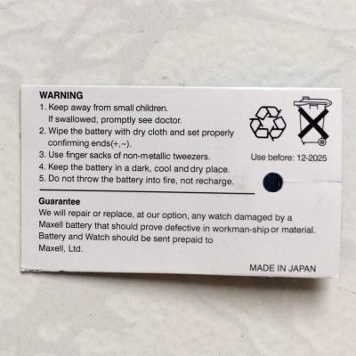 Pin Maxell Nhật Bản SR721SW / 362 Hàng Chính Hãng Made in Japan